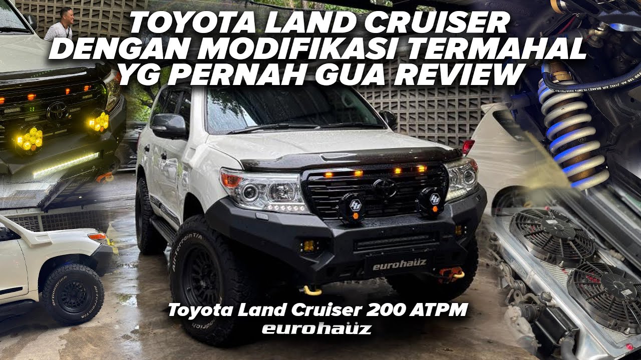 TOYOTA LAND CRUISER DENGAN MODIFIKASI TERMAHAL YG PERNAH GUA REVIEW!!
