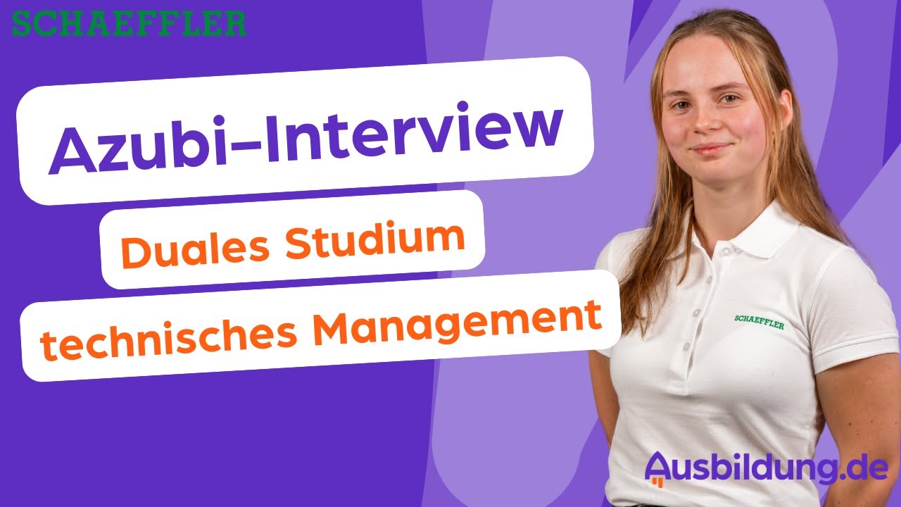 Technisches Management? Was ist das überhaupt? Azubi-Interview