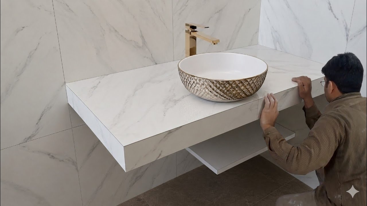 Only Skilled Builders Get Concrete Vanity Tops This Smooth