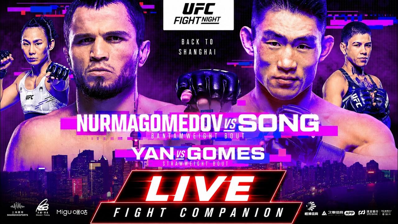 UFC SHANGHAI LIVESTREAM NURMAGOMEDOV VS SONG FULL FIGHT NIGHT COMPANION & PLAY BY PLAY