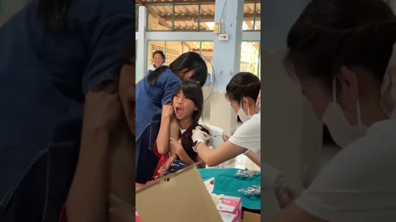 बिचरा 😂 Cry girl #shorts #shortvideo #injection #pain #funny #youtubeshorts