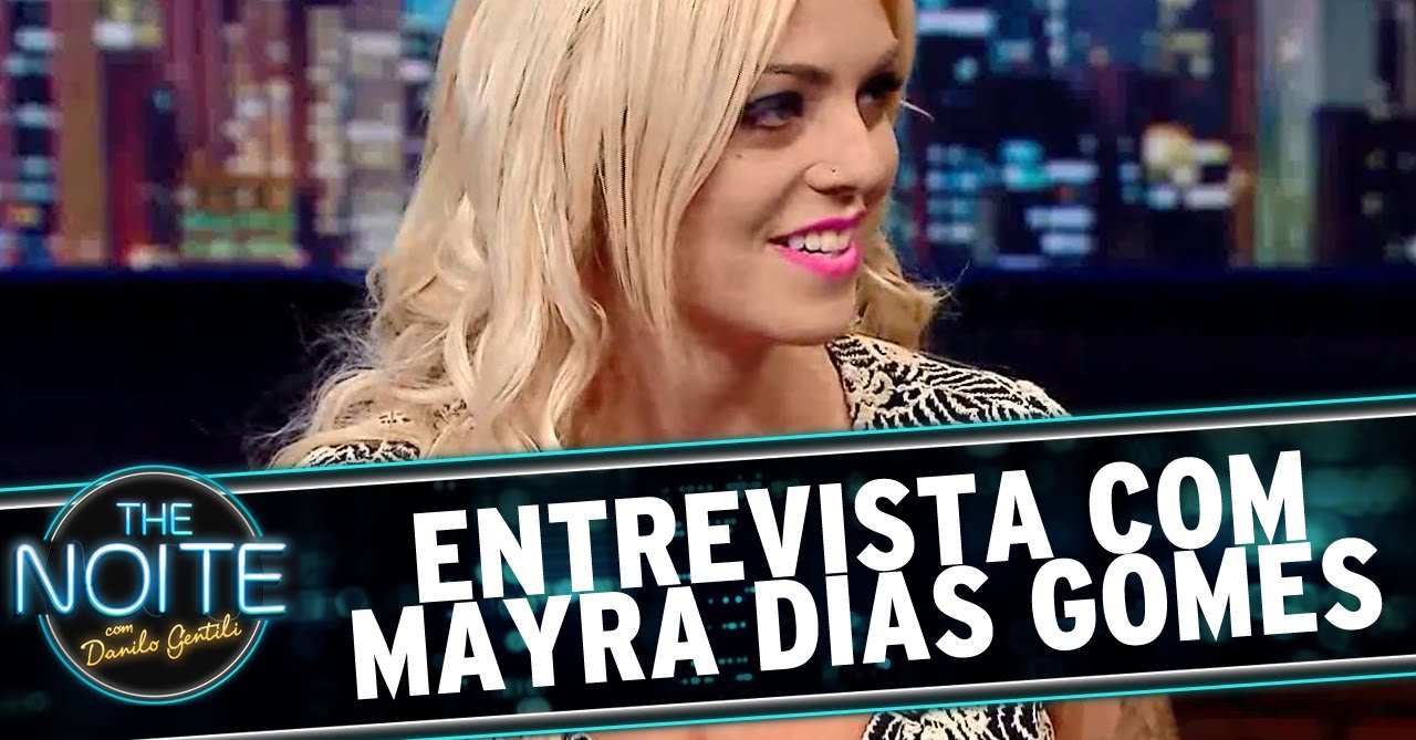 The Noite (02/09/14) - Entrevista com Mayra Dias Gomes
