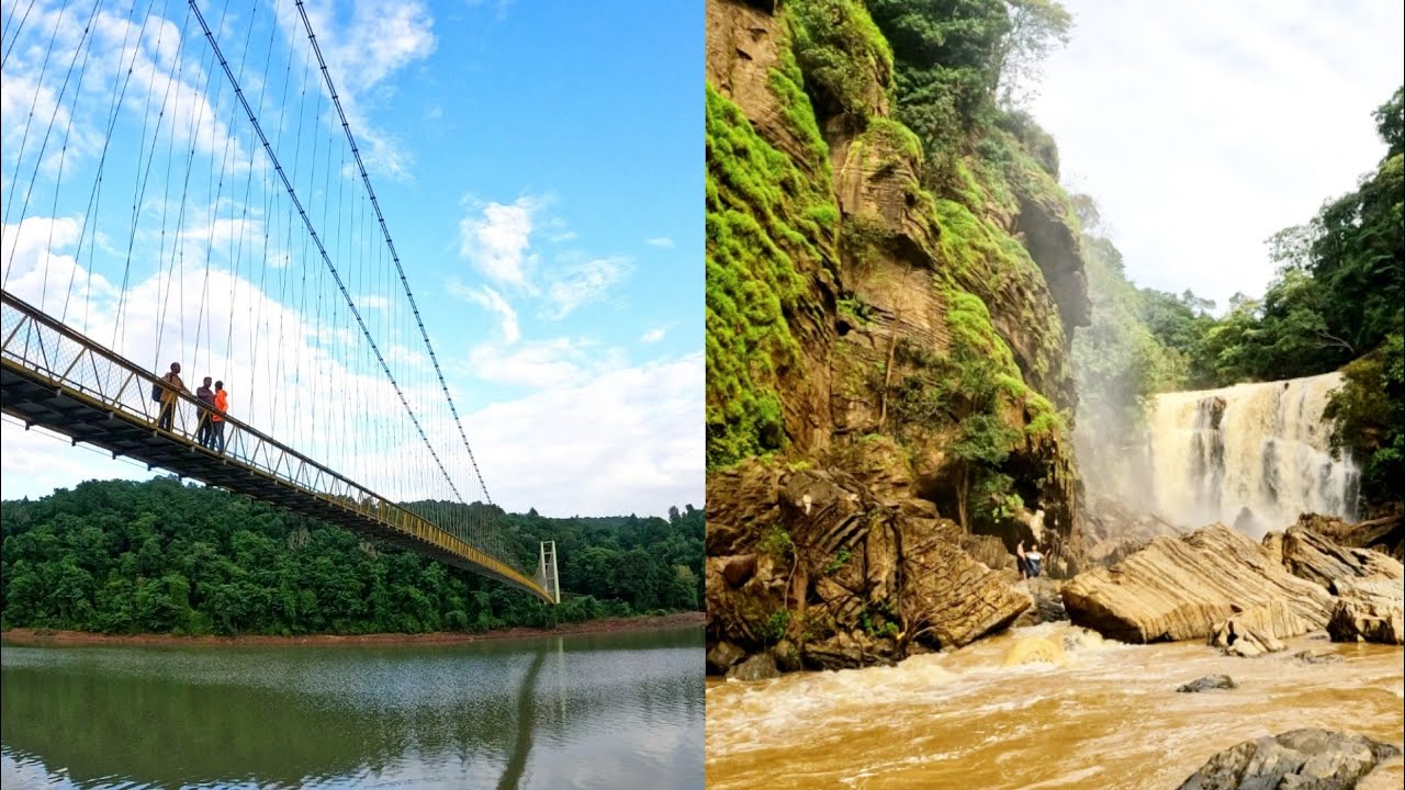 Sathodi falls / Sathodi Falls road/ Yellapur falls /Yellapur karnataka / Yellapur arbail ghat