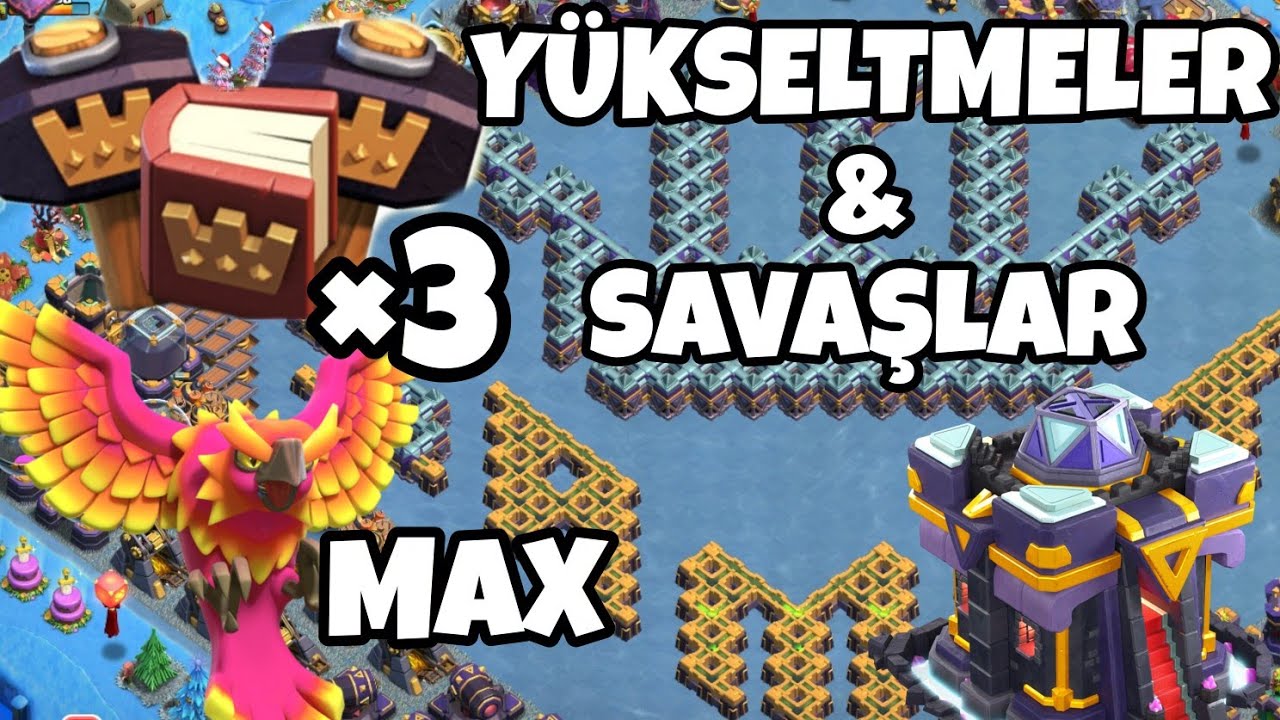 TH 15 ÇILGIN YÜKSELTMELER & SAVAŞLAR - CLASH OF CLANS