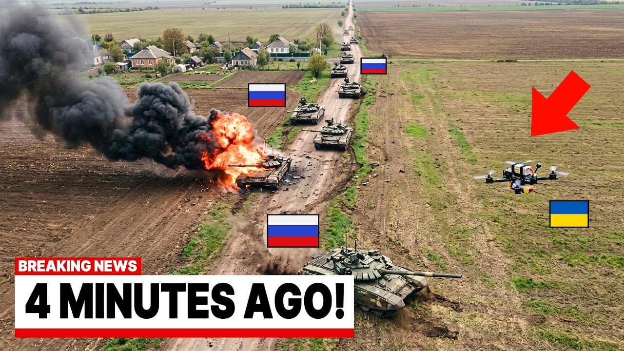 Russian &ldquo;INVINCIBLE&rdquo; T-90M Tanks Smash Through Drone Defenses - Then THIS Happened