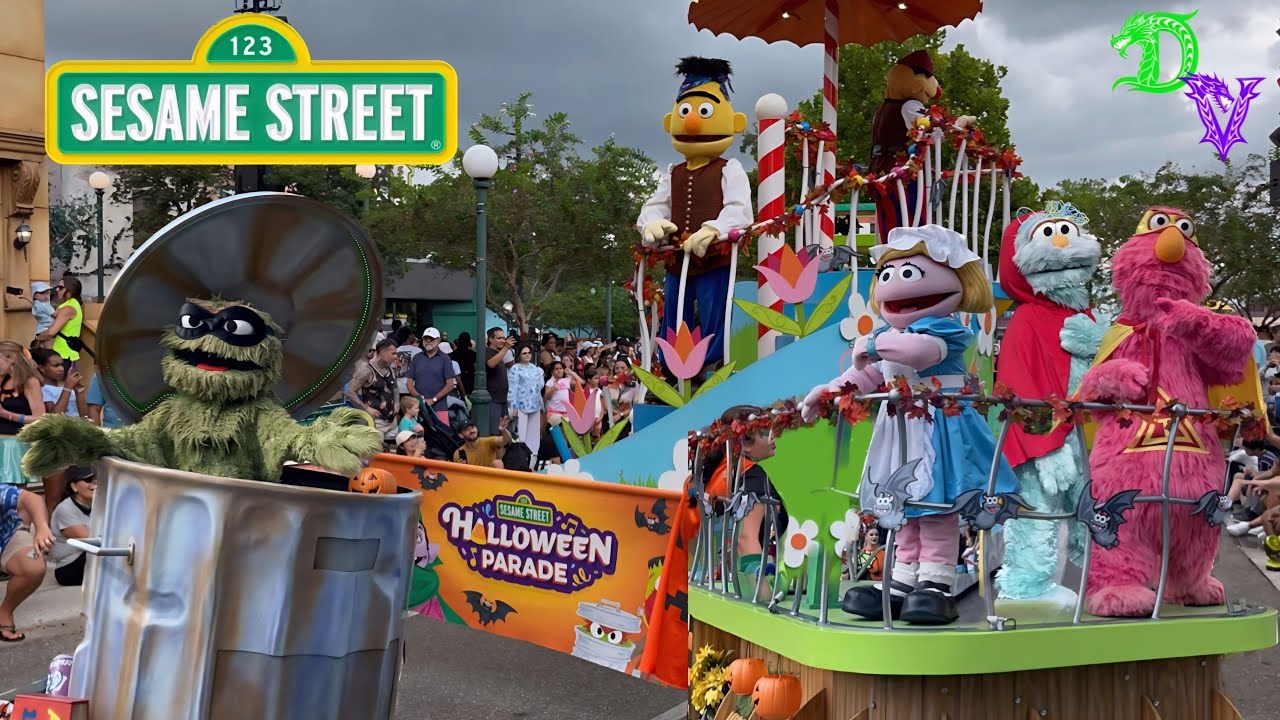 Sesame Street Halloween Parade 2025 SeaWorld Orlando Florida
