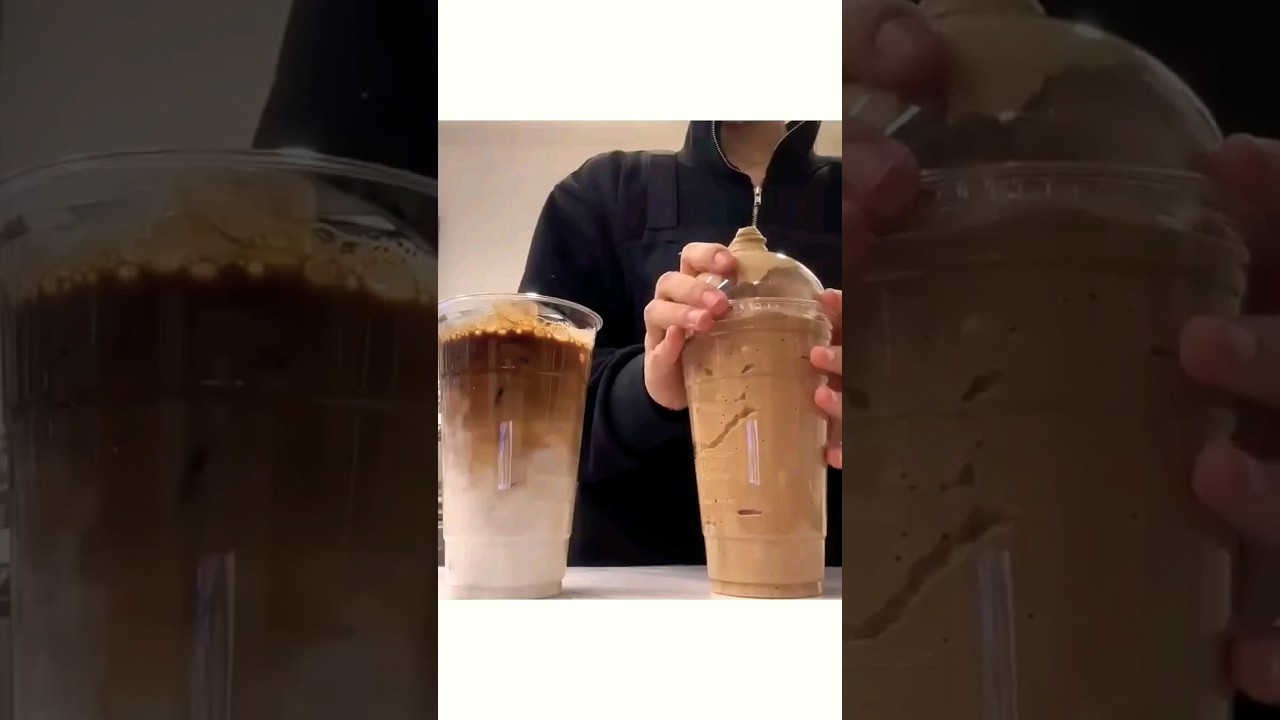 cafe latte & coffee shake, cr yt najing #cafevlog #cafevlogkorea #asmr #asmrsounds #asmrvideo