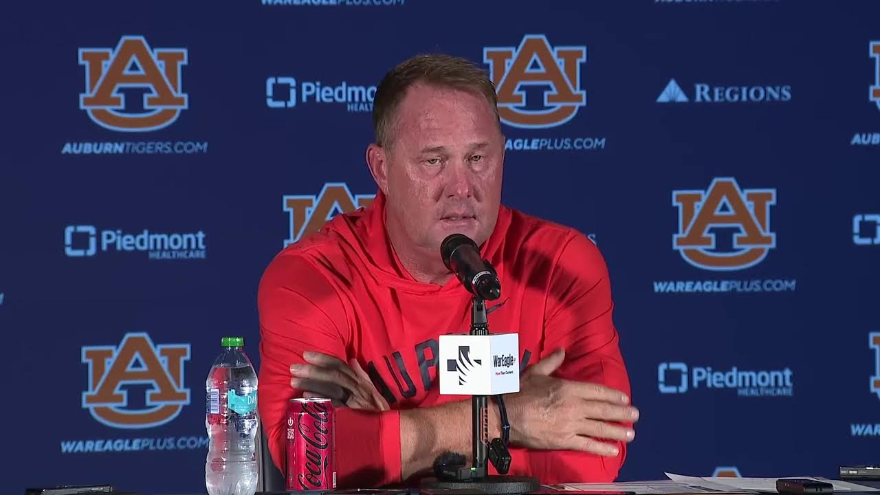 Auburn football news conference - HC Hugh Freeze