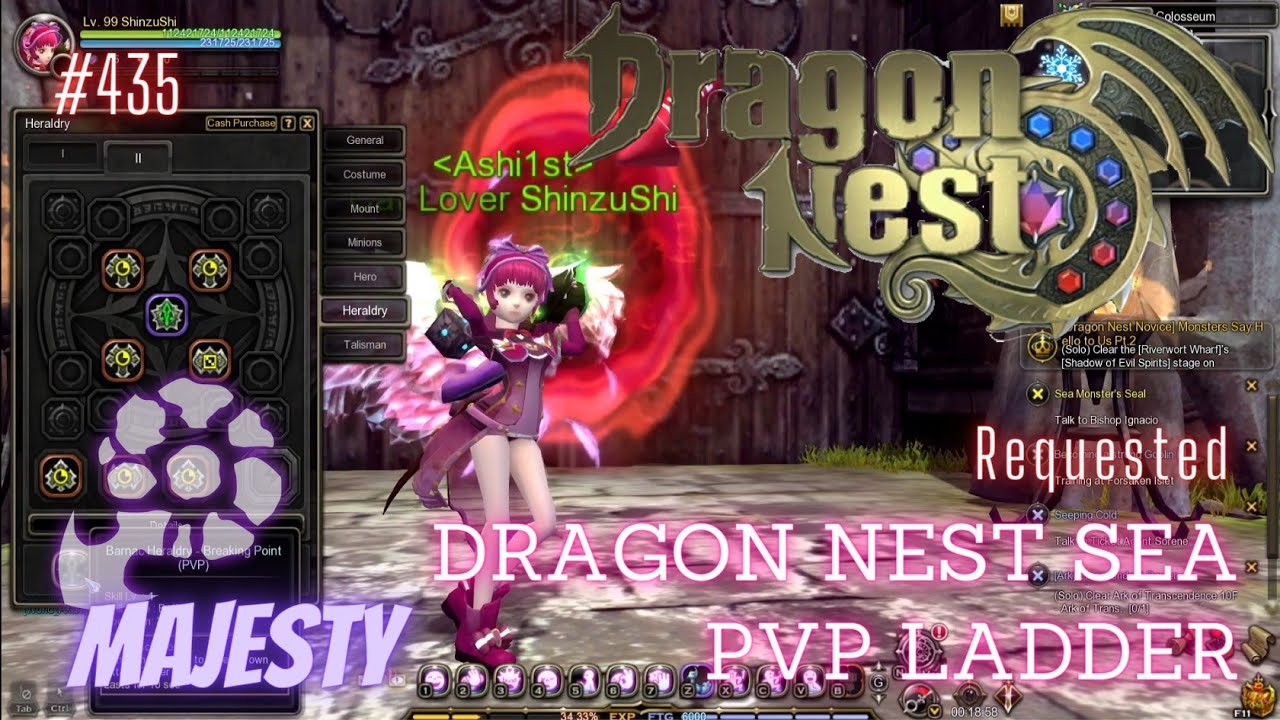 #435 Majesty With Skill Build Preview ~ Dragon Nest SEA PVP Ladder -Requested-