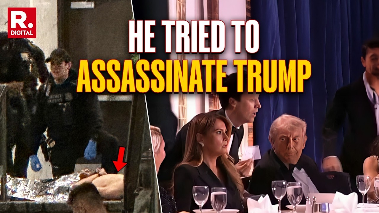 Moment When Donald Trump Was Nearly Assassinated at White House Correspondents&rsquo; Dinner by Shooter