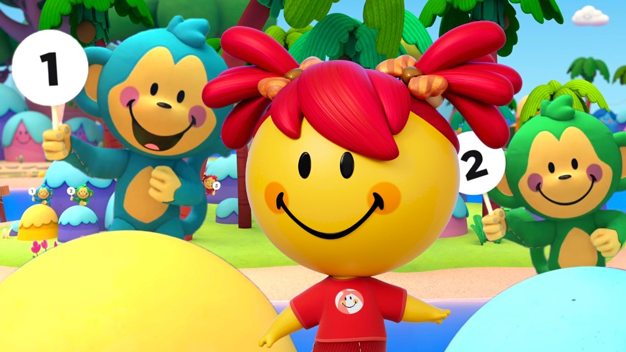 Learn to Count 1 to 10 🔢 🌈 Mini Smiley – Ten Friends 😁 Educational Songs for Kids 🎶 Learning Videos