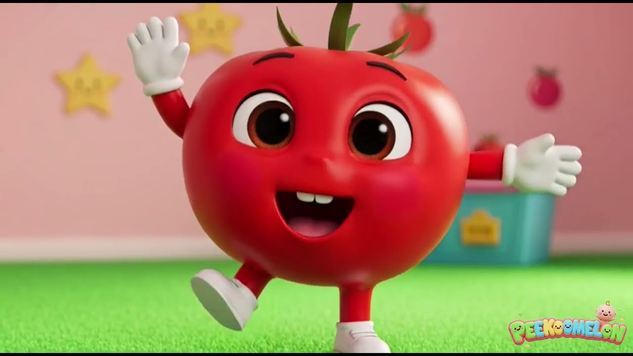 Kids Love This Veggie Song 😍🥦 | Vegetables Nursery Rhymes 