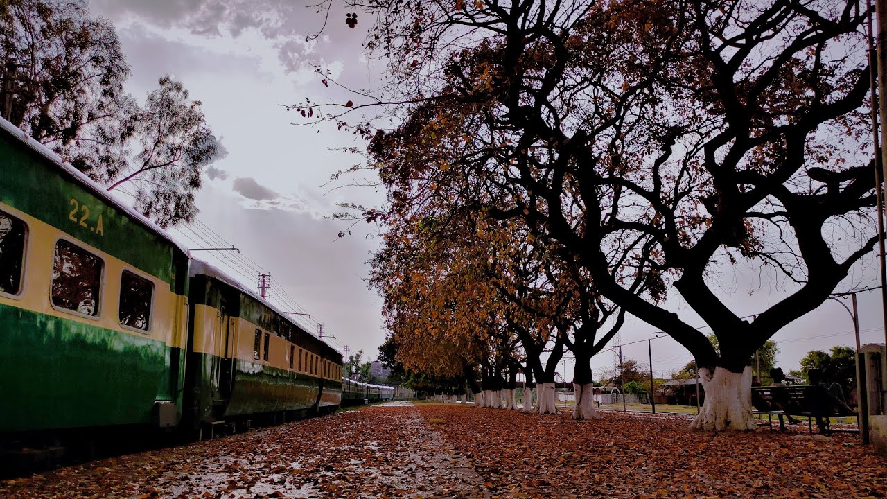 Raining in Sunshine at Rawalpindi Railway Station