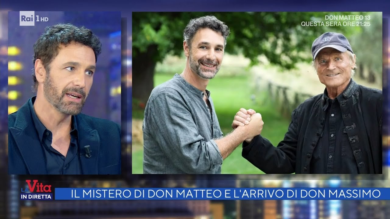 Raoul Bova è Don Massimo, protagonista della fiction 