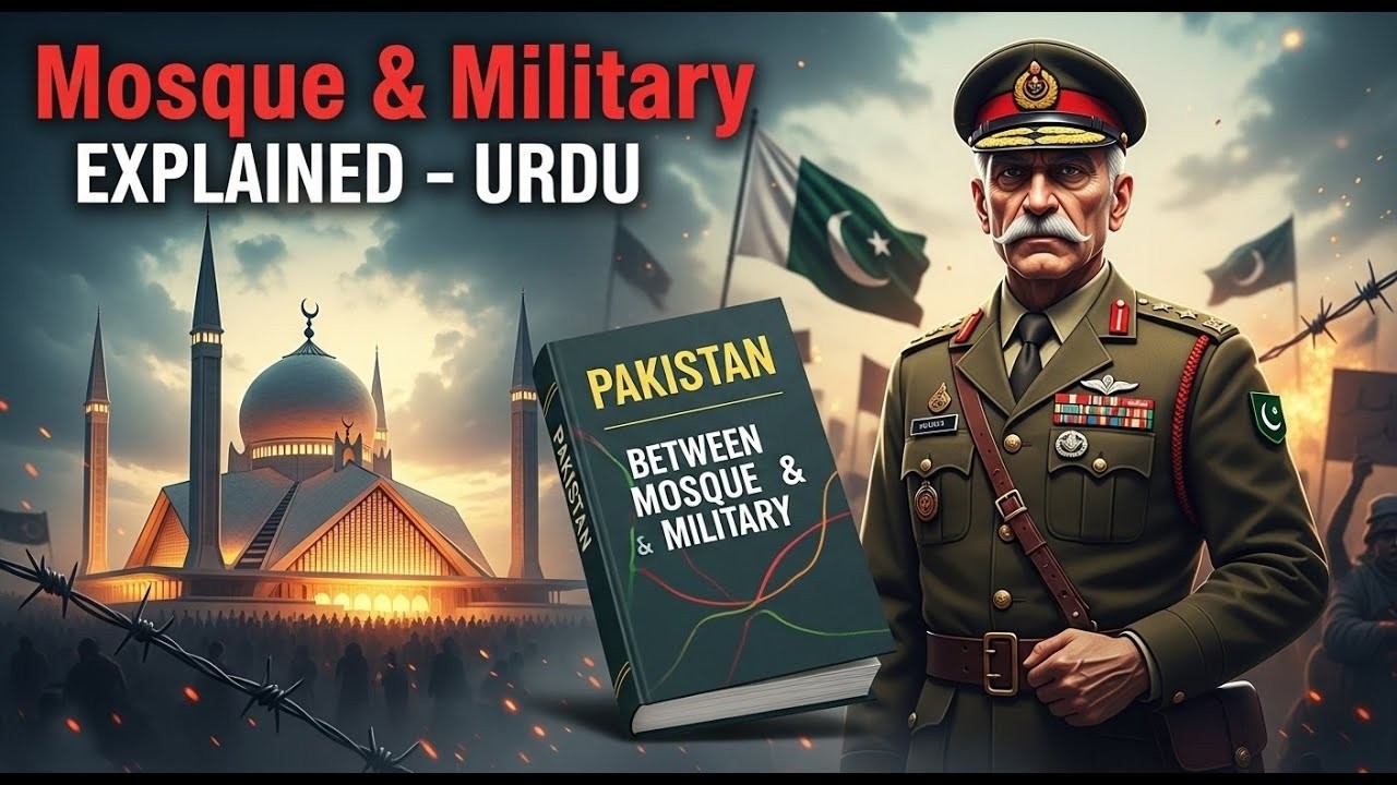 Pakistan Between Mosque and Military Explained in Urdu | Religion, Army & Power Politics