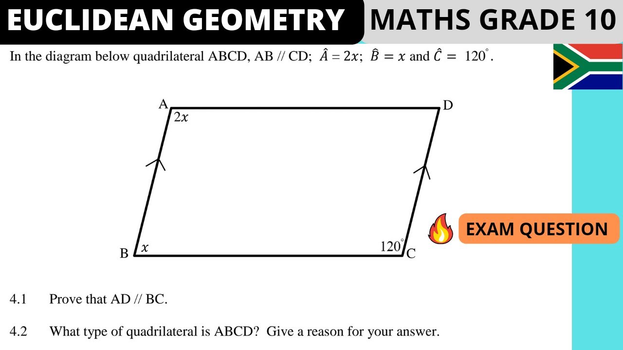 Euclidean Geometry (Exam Question) Grade 10