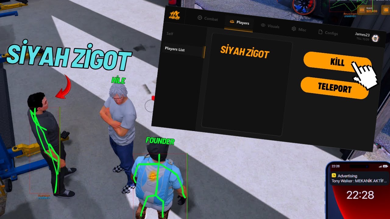 HİLEYE YENİ KİLL ÇEKME ÖZELLİĞİ GELDİ!! (Fivem Hile Troll)