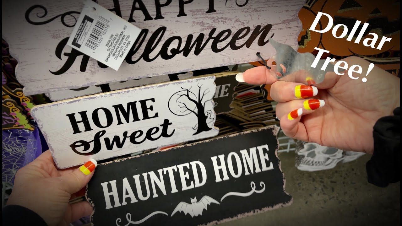 ASMR Dollar Tree halloween 2022! (No talking) Shop with me for great halloween stuff!!