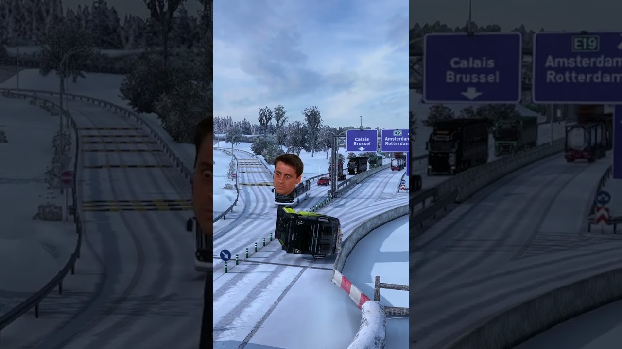 Sorry, Winter mod! #shorts #truckersmp #rested