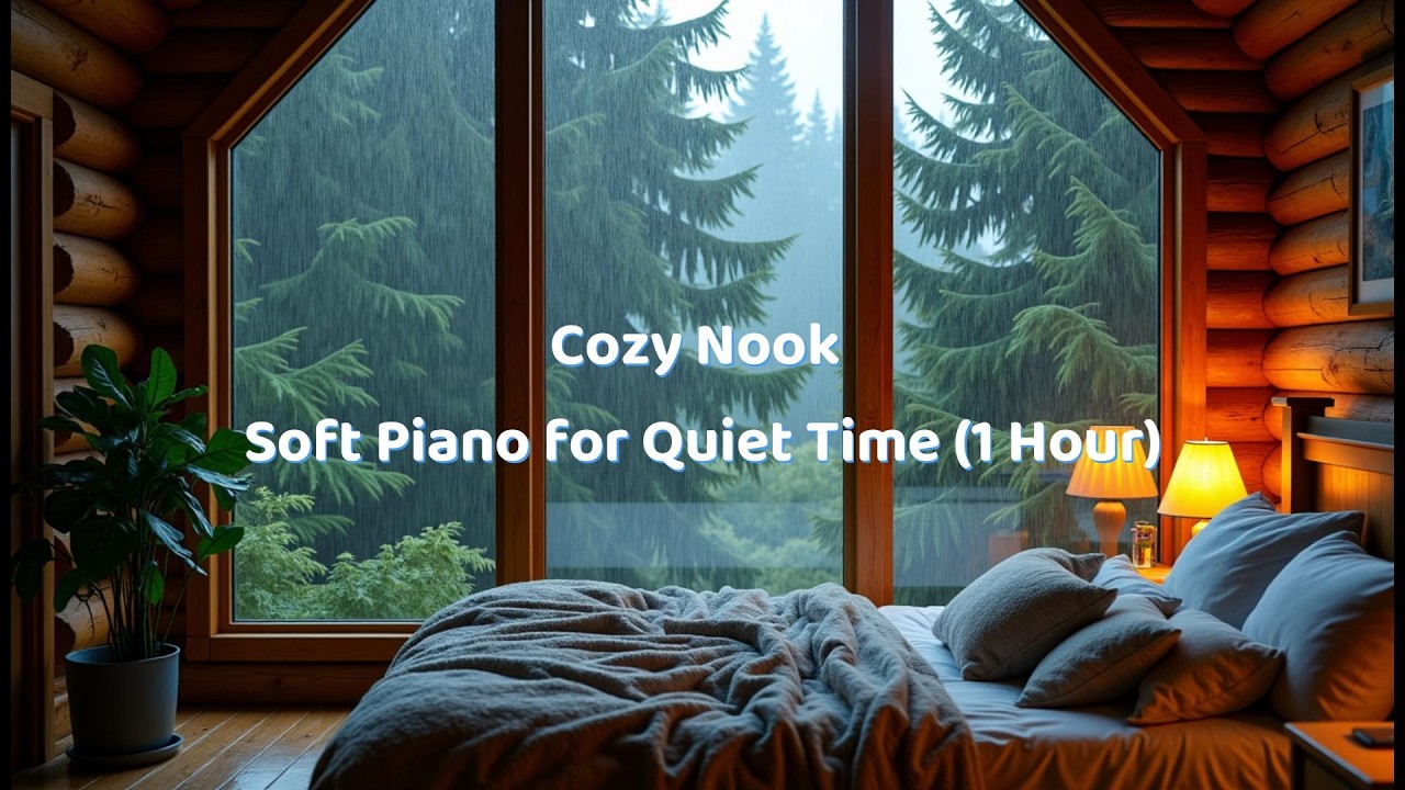 Cozy Nook — Soft Piano for Quiet Time (1 Hour)