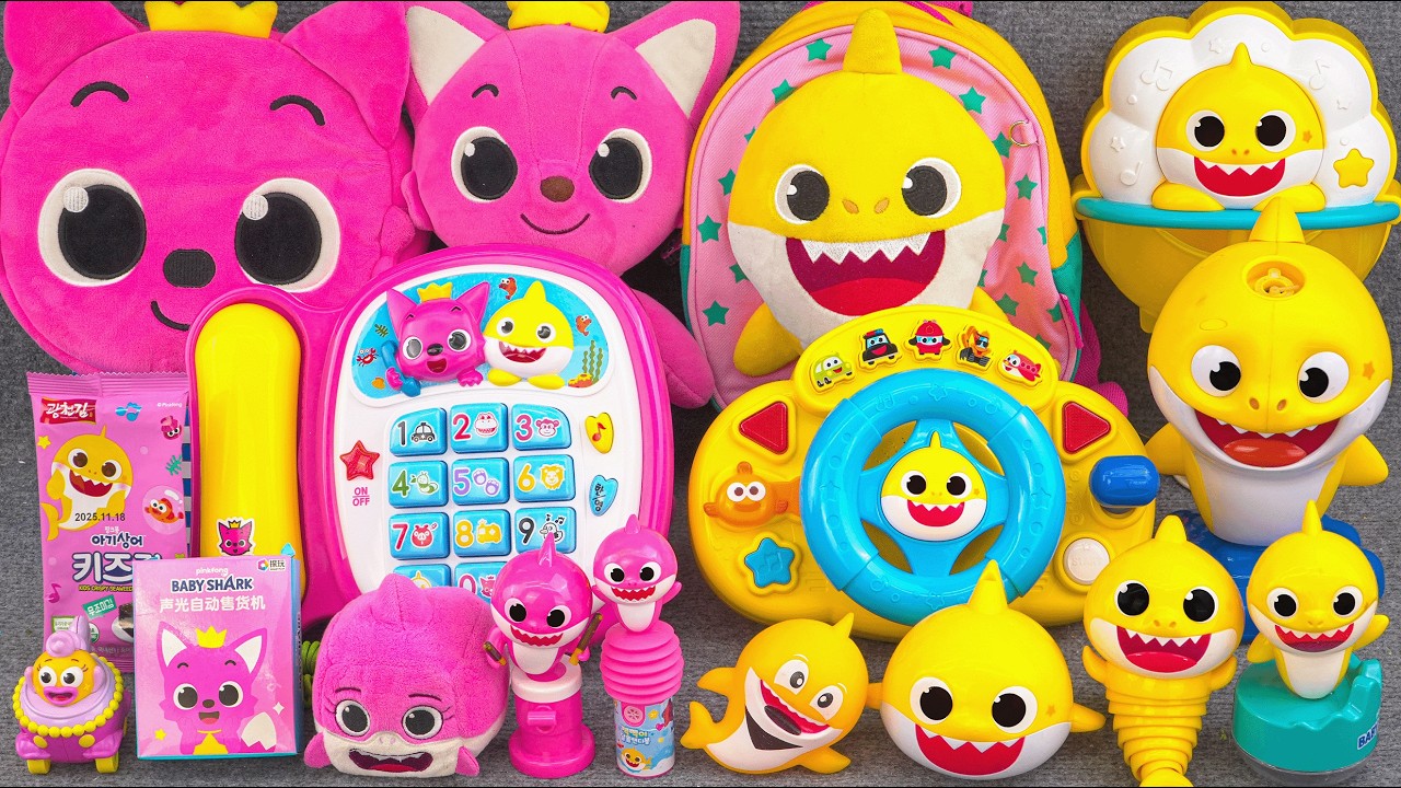 99 Minutes BABY SHARK Collection Unboxing - Satisfying Unboxing (ASMR)