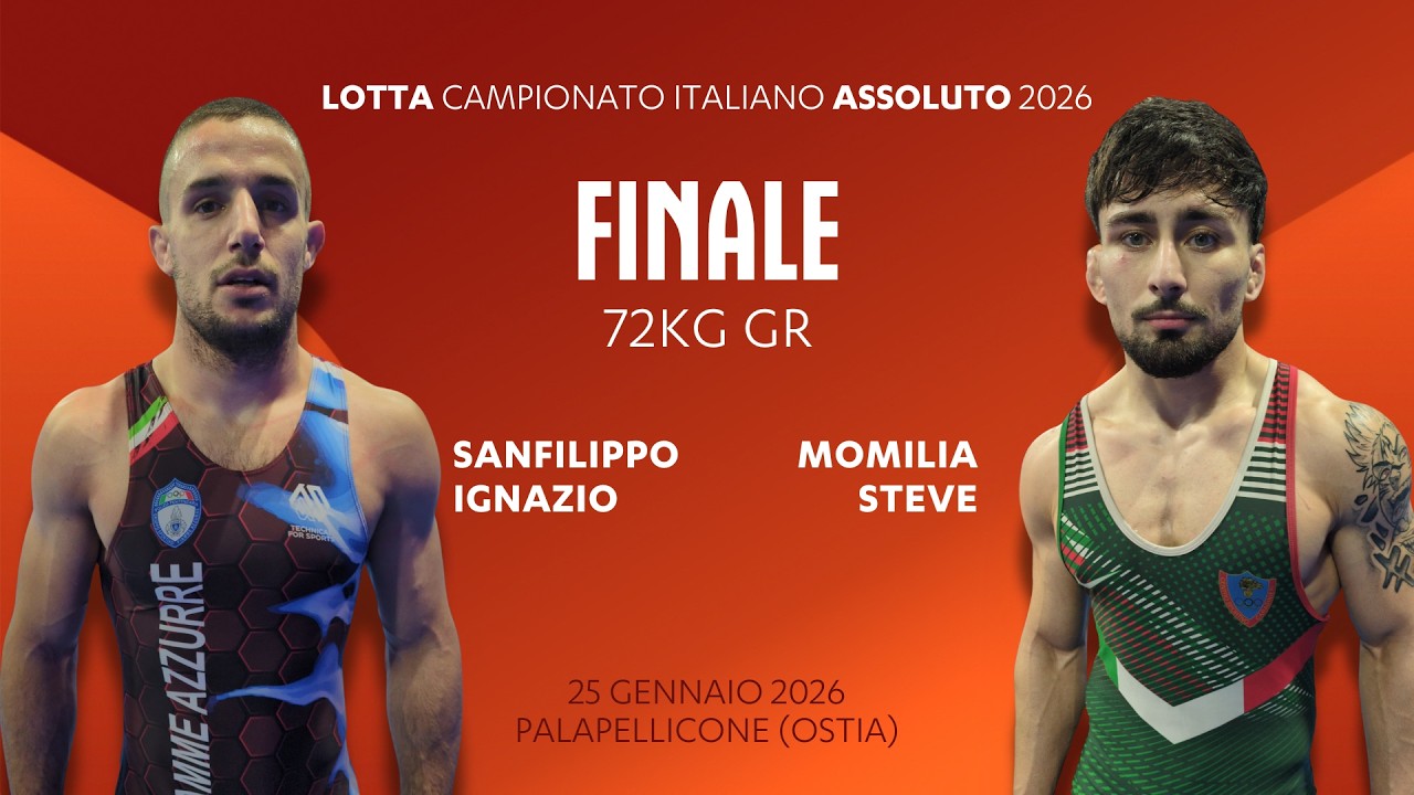 🤼‍♂️ Lotta Assoluti 2026 👉 SANFILIPPO vs MOMILIA 🏆 finale 72kgGR