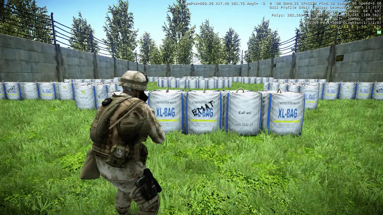 Crysis 2 AI Wars#1 Cell vs Marine