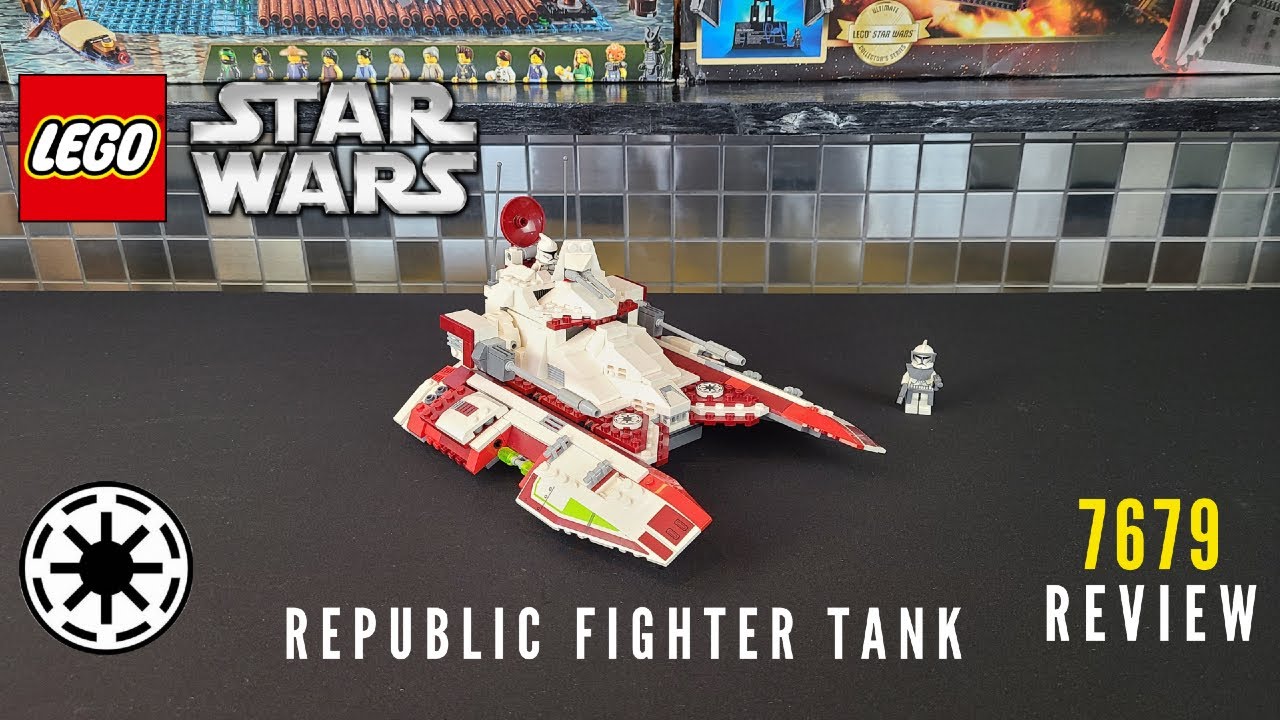 LEGO Star Wars Republic Fighter Tank 7679 Review! One of the Very Best Clone Wars Sets Produced...