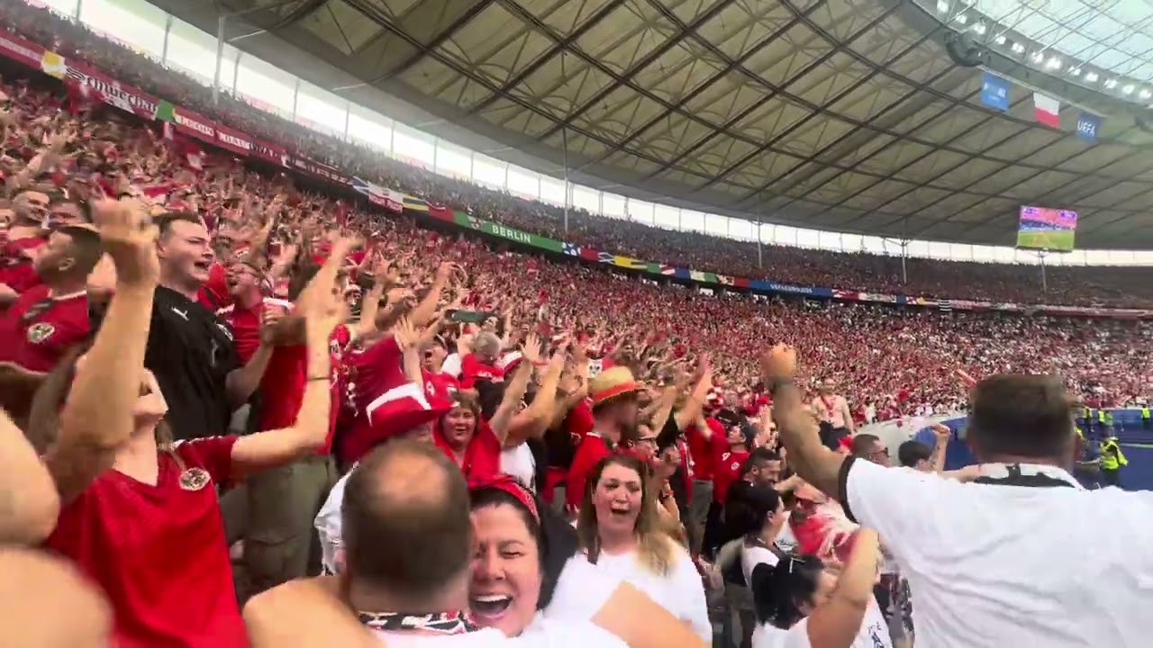 EURO 2024 – Austria against Poland – Goal Arnautovic 3:1 – Tor Arnautovic 3:1