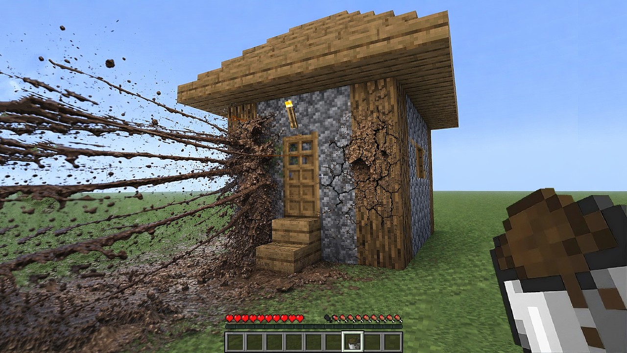 Realistic liquid Mud in Minecraft - BIG Compilation