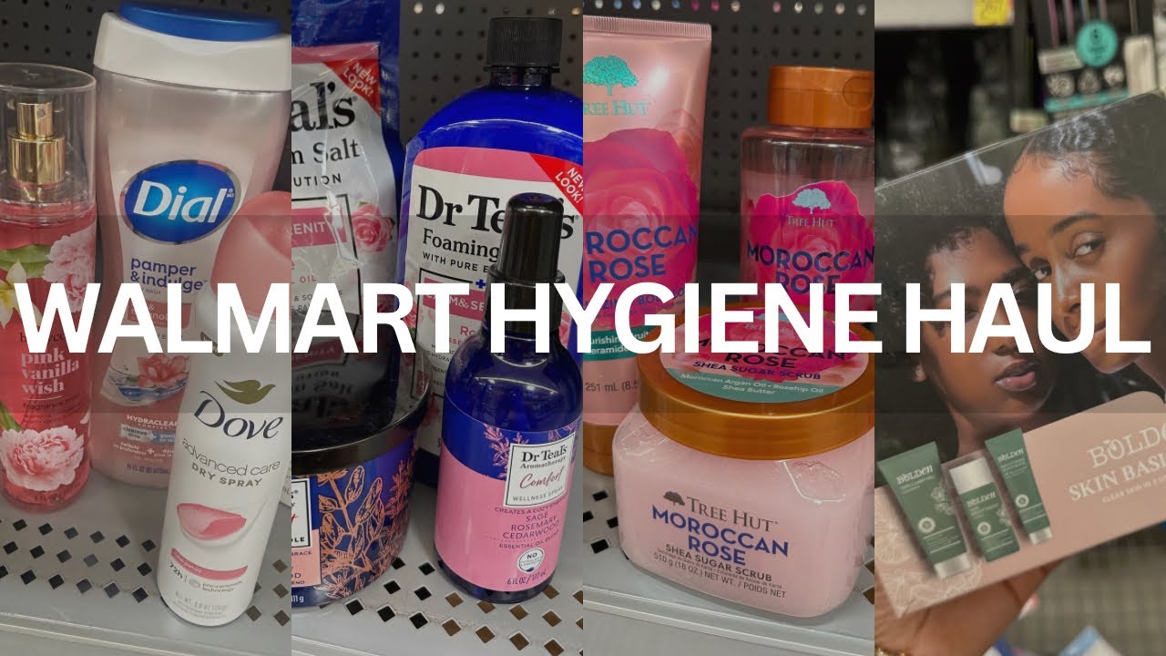 Hygiene Shopping Haul | Rose Scented | $200 Budget | At Walmart | Part 004 💐