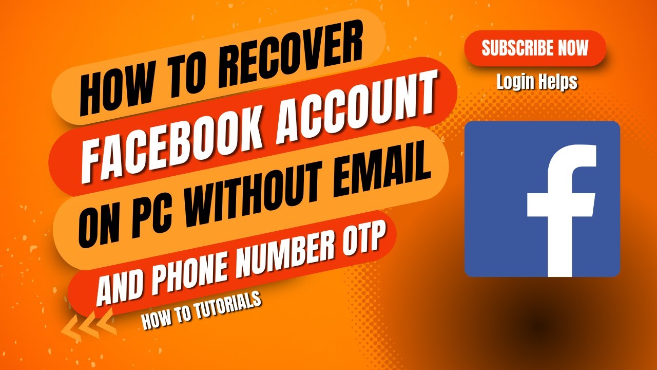 How to Recover Facebook Account on PC Without Email and Password Phone Number OTP?