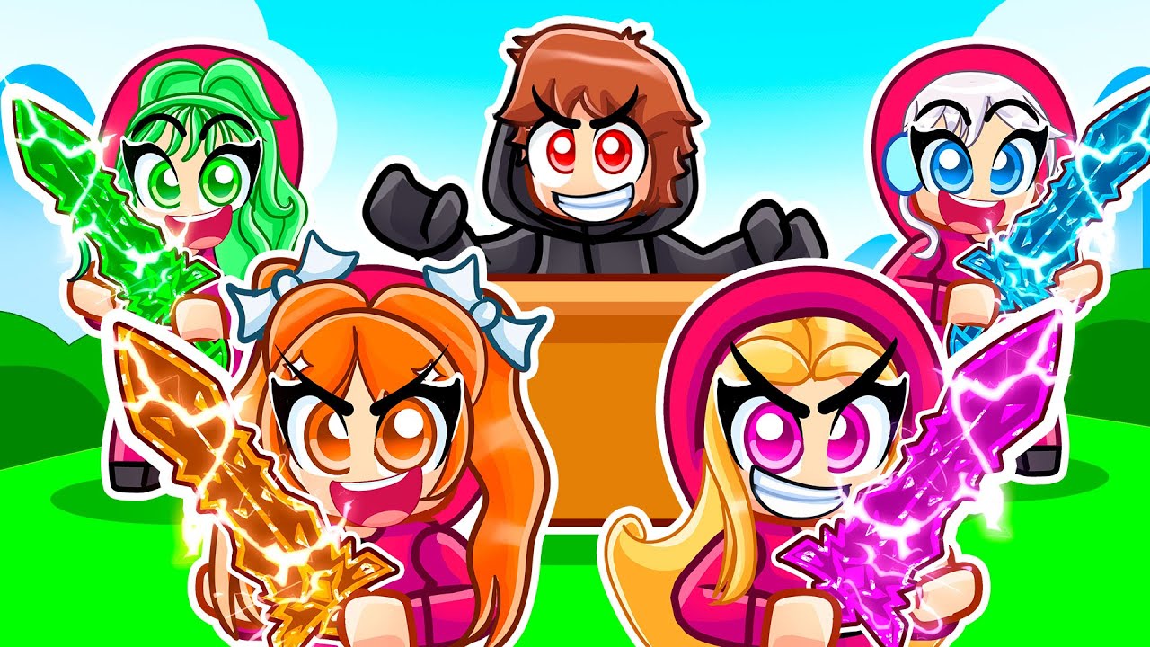 Protect The FRONTMAN In Roblox Blade Ball With MY CRAZY FAN GIRLS...