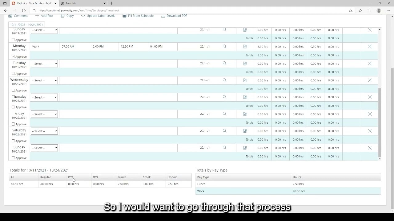 Paylocity Training Video: Approving Time