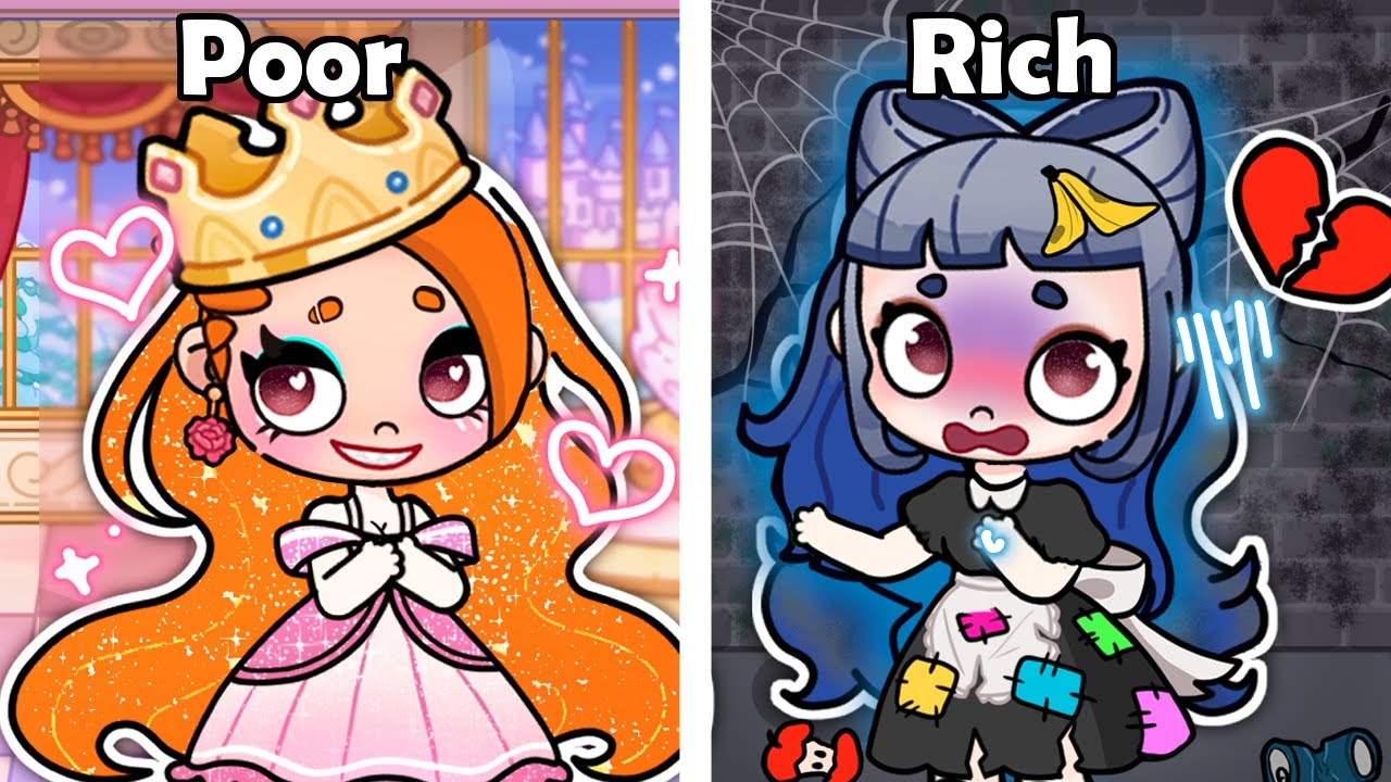 Poor vs Rich Sisters – The Truth About Our Family 💔 | Avatar World Story
