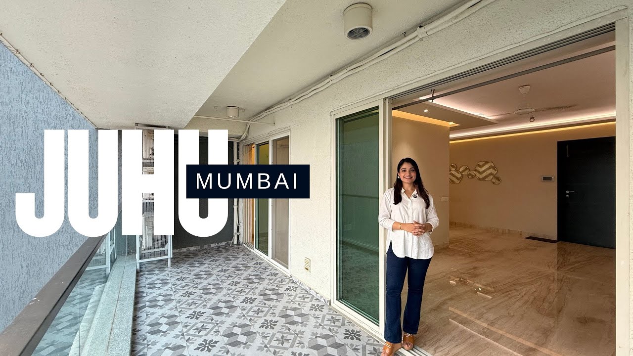 Exclusive Tour: Sunlit 3BHK with Stunning Garden Views in Posh Juhu, Mumbai