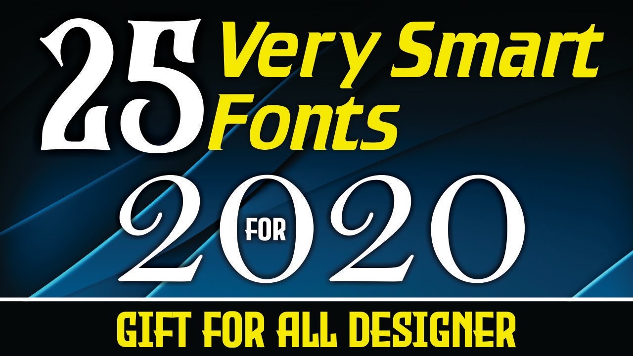 25 Best, Useful & Very Smart English Fonts By Ajaz Computers