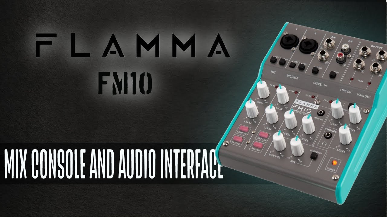 Flamma FM10 - Mixer and Audio inteface