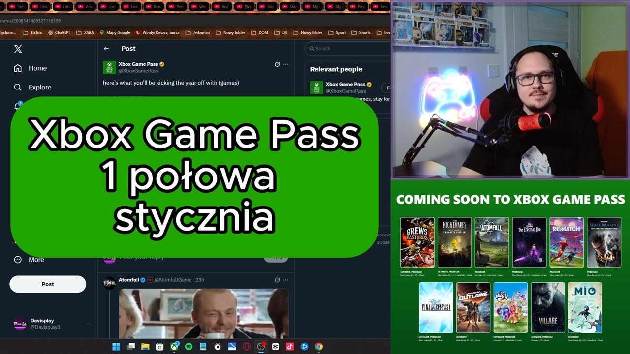 NOWE GRY w Xbox Game Pass (styczeń) 🔥1. połowa stycznia 🎮