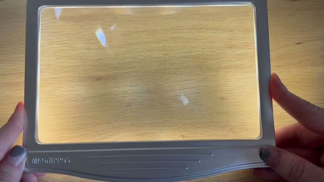 Watch me put this MagniPros LED page magnifier to the TEST!