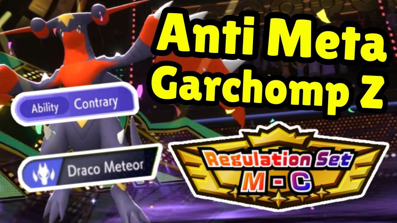 Антимета Garchomp Z! Соревновательные рейтинговые битвы Pokemon Champions VGC, регламент M-C!