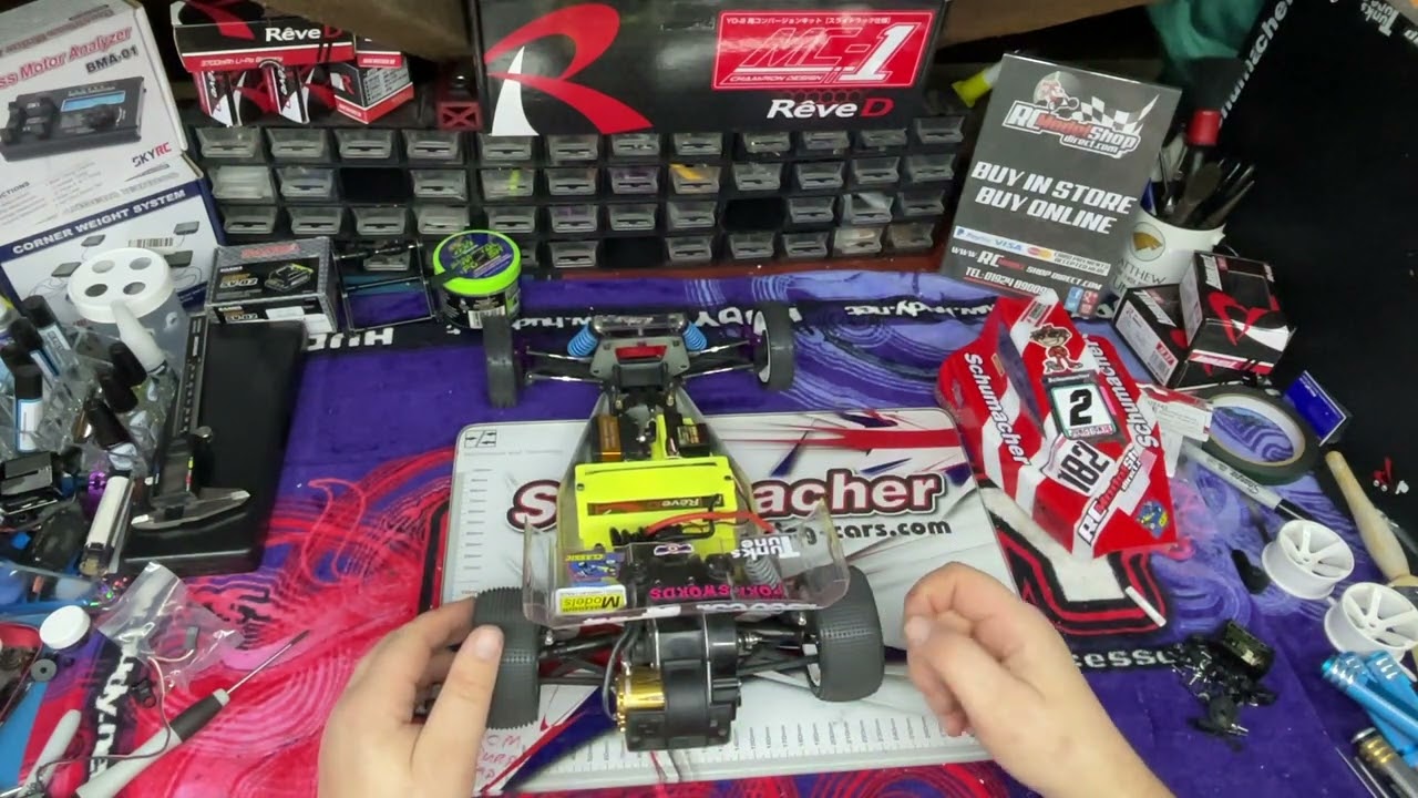 Schumacher cougar 2/club 10 carpet setup