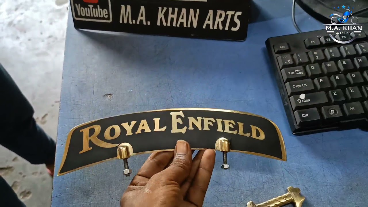 Install Khanjer and no plate On Mudguard | Royal Enfield |Modification BRASS ITEMS | ROYAL ENFIELD