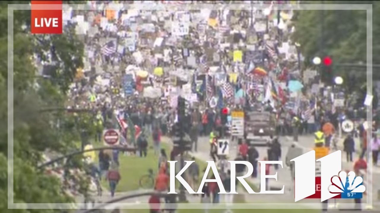 Thousands marching in St. Paul for 'No Kings' protest