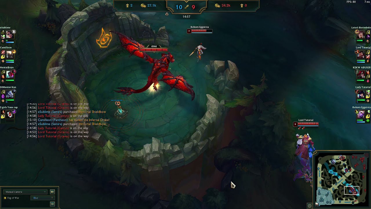 Dragonslayer Pantheon Dragon Steal | League of Legends