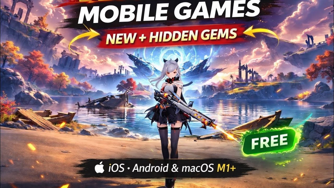 NEW Games & Hidden Gems for Smartphone | 6 OFFLINE | iOS, Android & macOS M1+ | FREE
