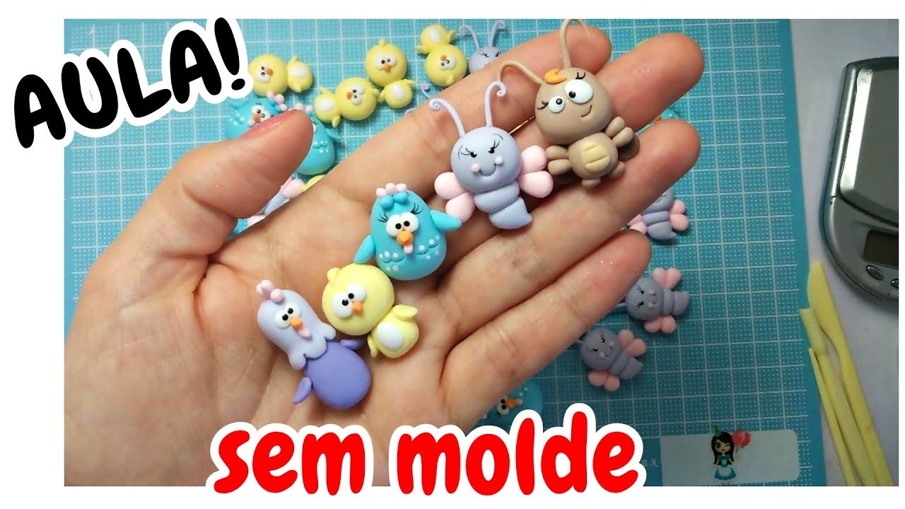 APLIQUE galinha pintadinha: aula de BISCUIT | SEM MOLDE