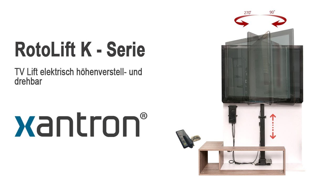 Xantron M&ouml;bel TV Lift h&ouml;henverstellbar und drehbar