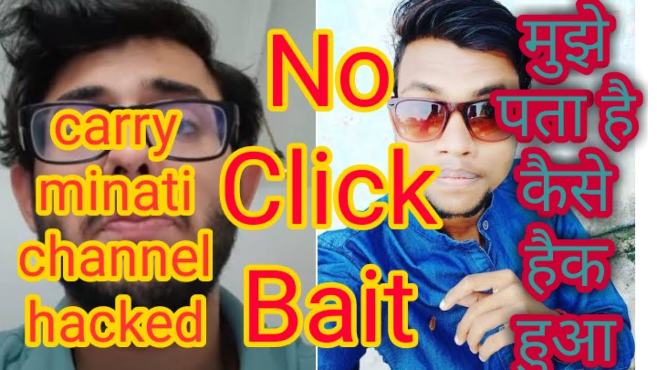 Carry Minati Channel Hacked || Manoj dey knows the reason || YouTuber updates