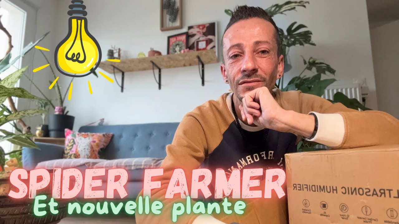 #72-Lumière sur @SpiderFarmer  et un nouveau bébé plante 😊 #plantaddict